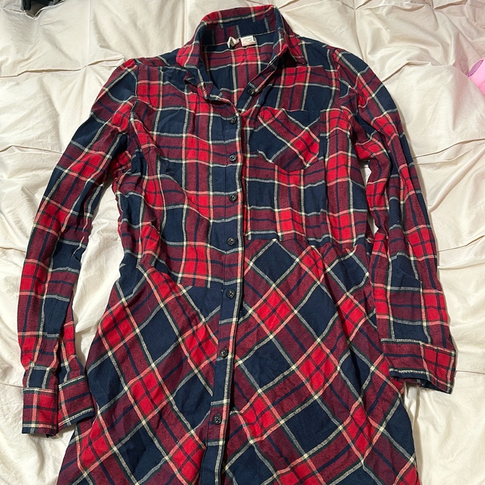 Lightly worn flannel dress from Japna.